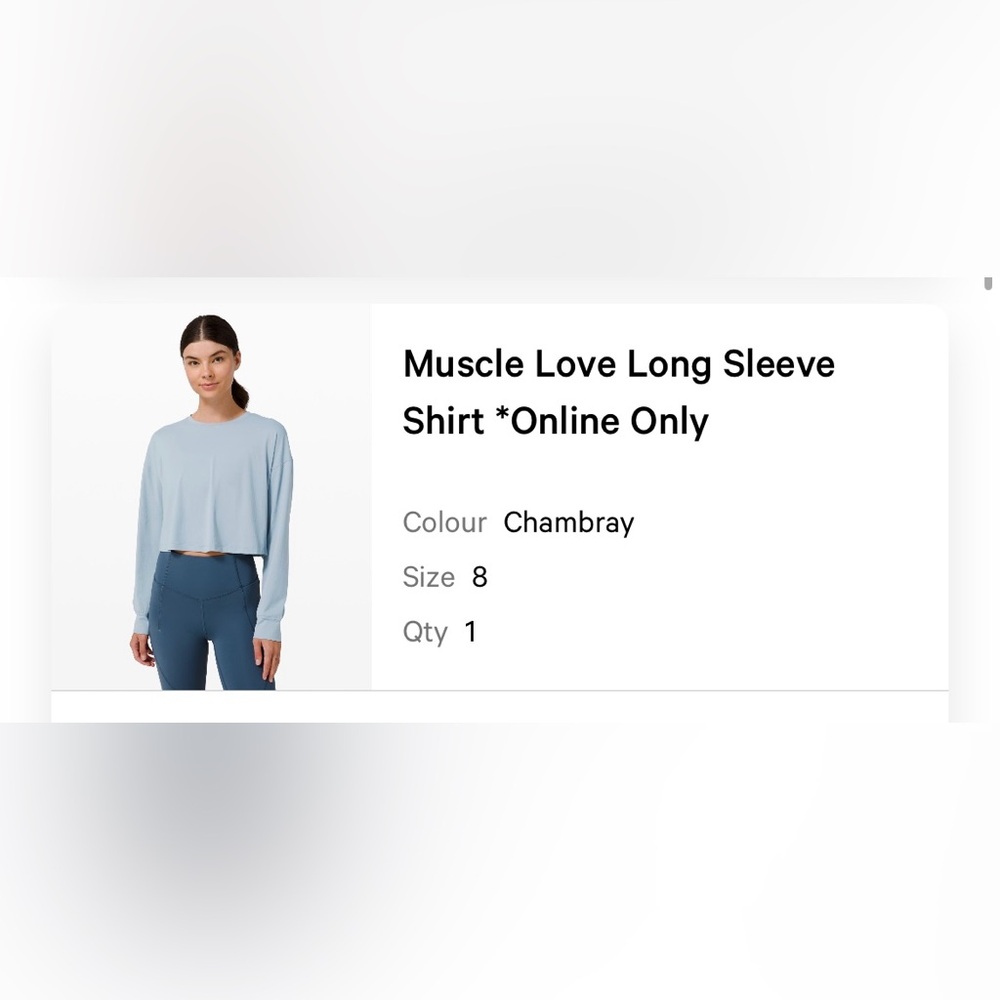 Lululemon Muscle Long Sleeve Tee